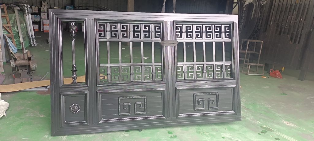 European style aluminum gate
